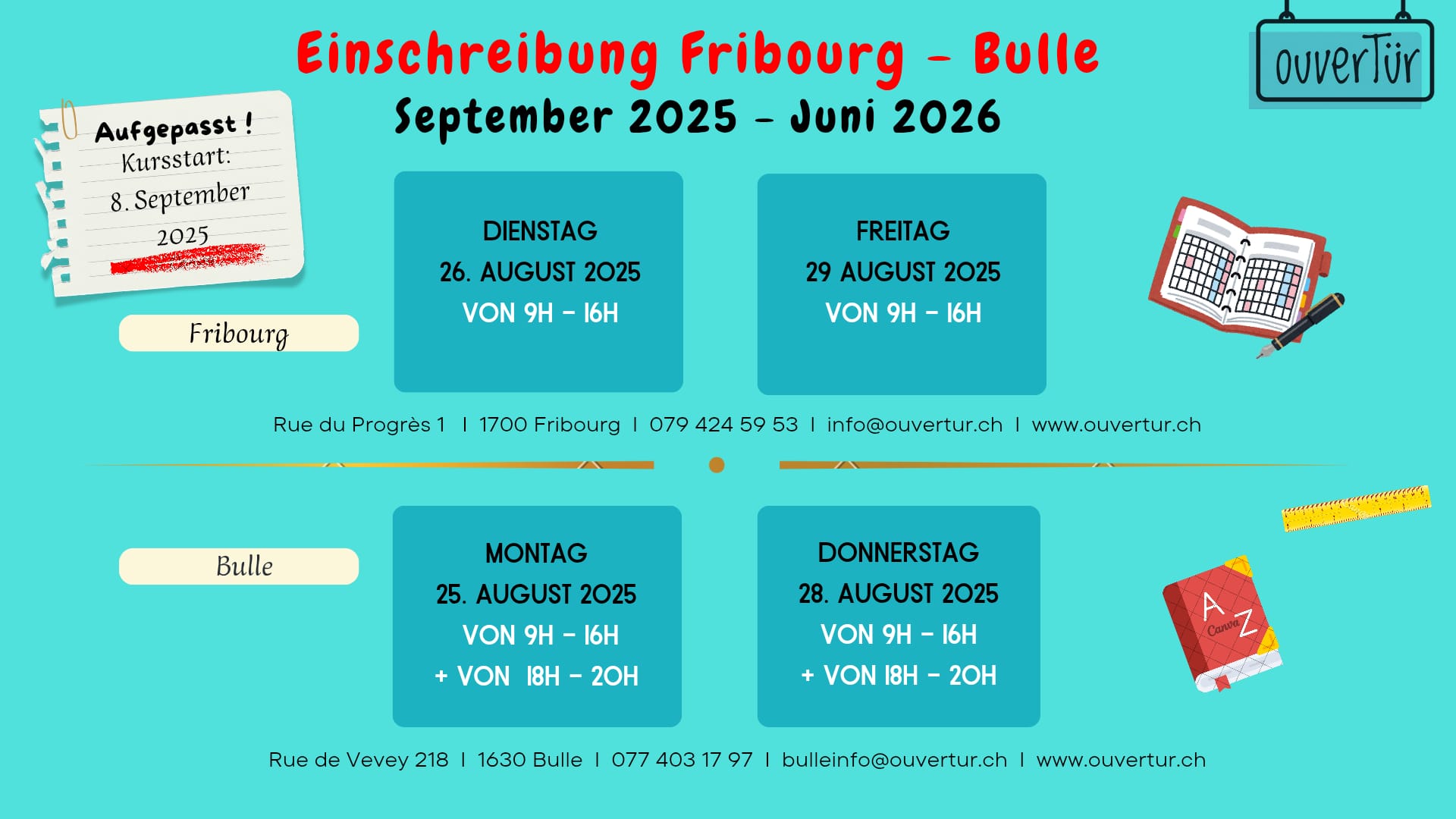 Einschreibung 2025